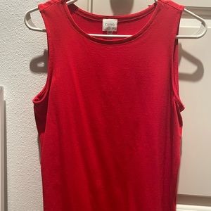 Cupio red sleeveless top.